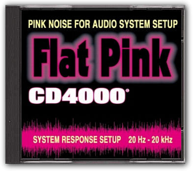 Flat Pink CD4000 Pink Noise for Audio System Setup