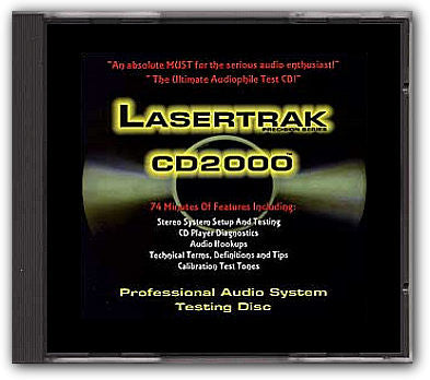 Lasertrak CD2000 Professional Audio System Test CD